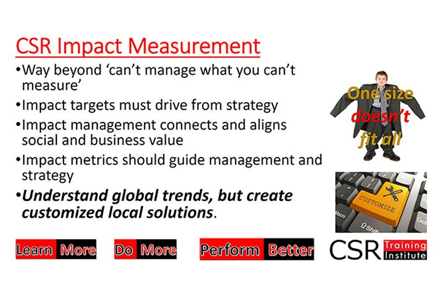 CSR impact measurement